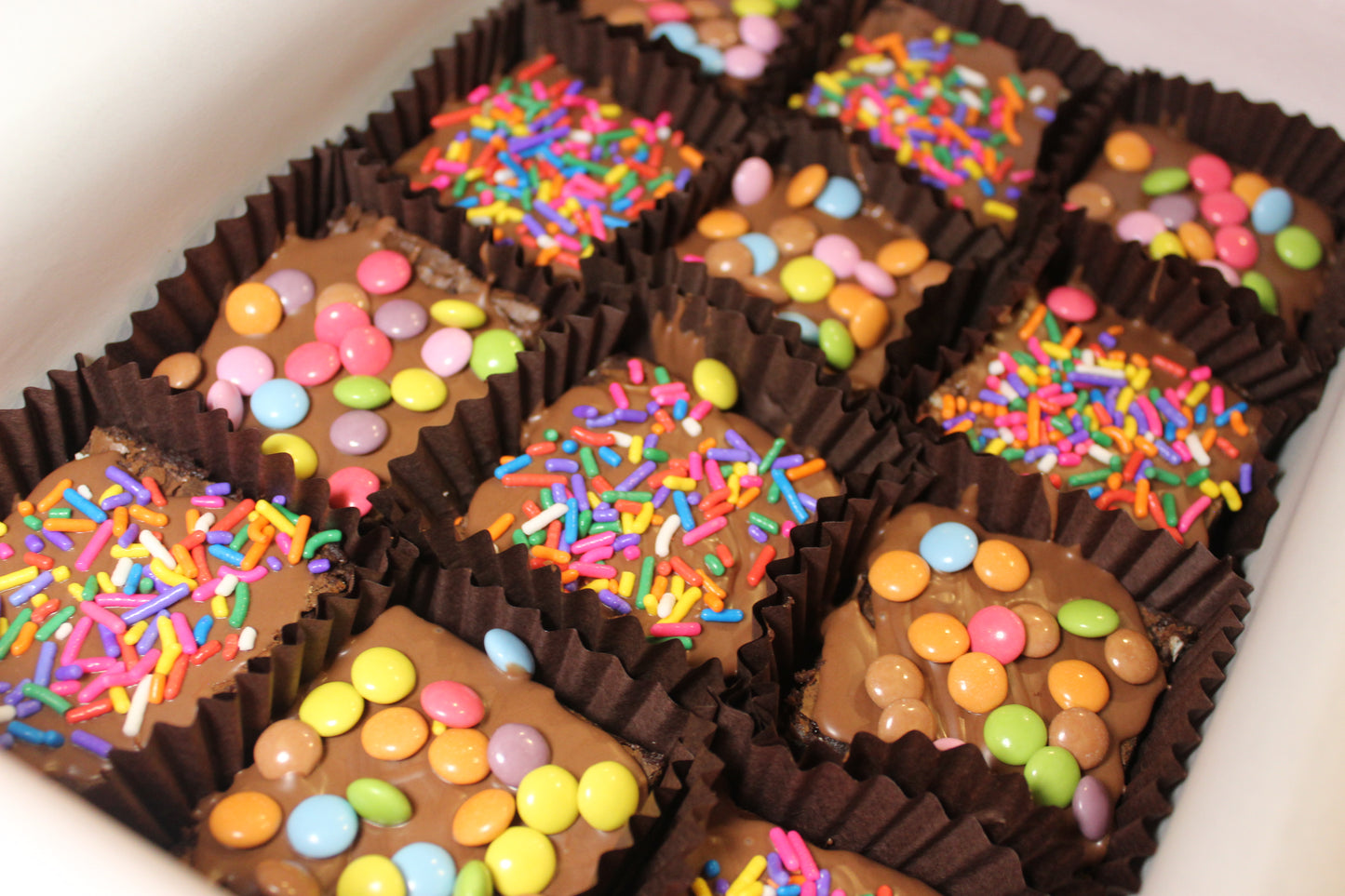 Colourful Brownie Box